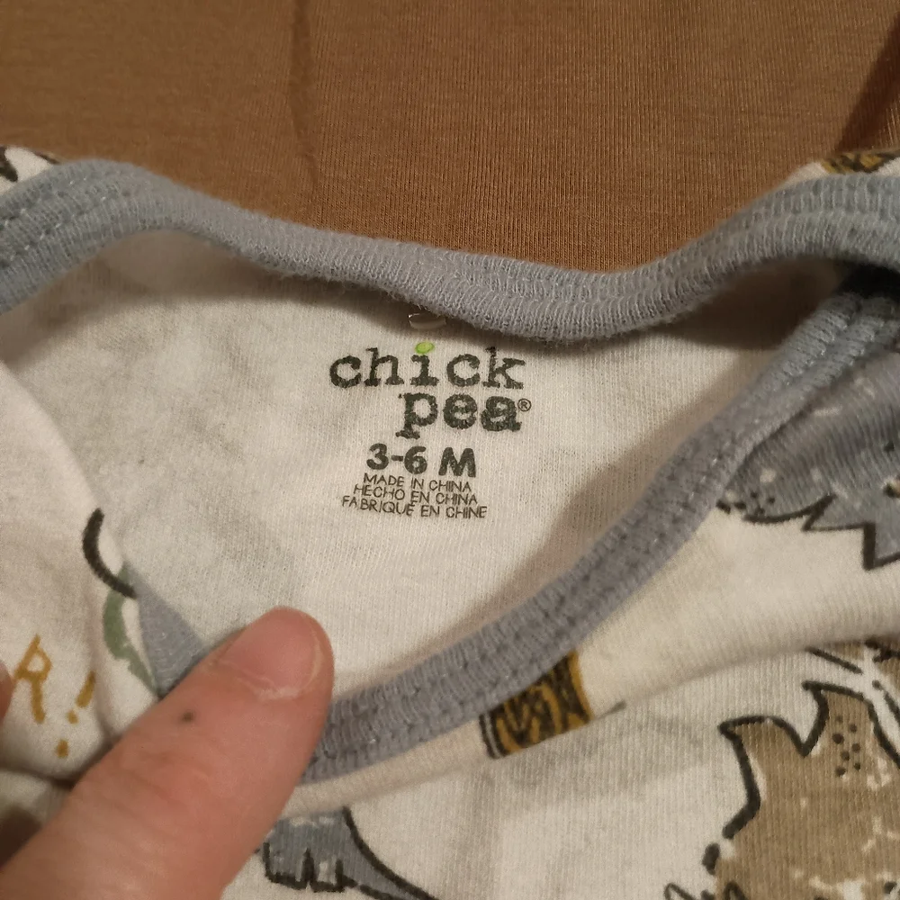 3pc Baby Dinosaur Onesie Bundle